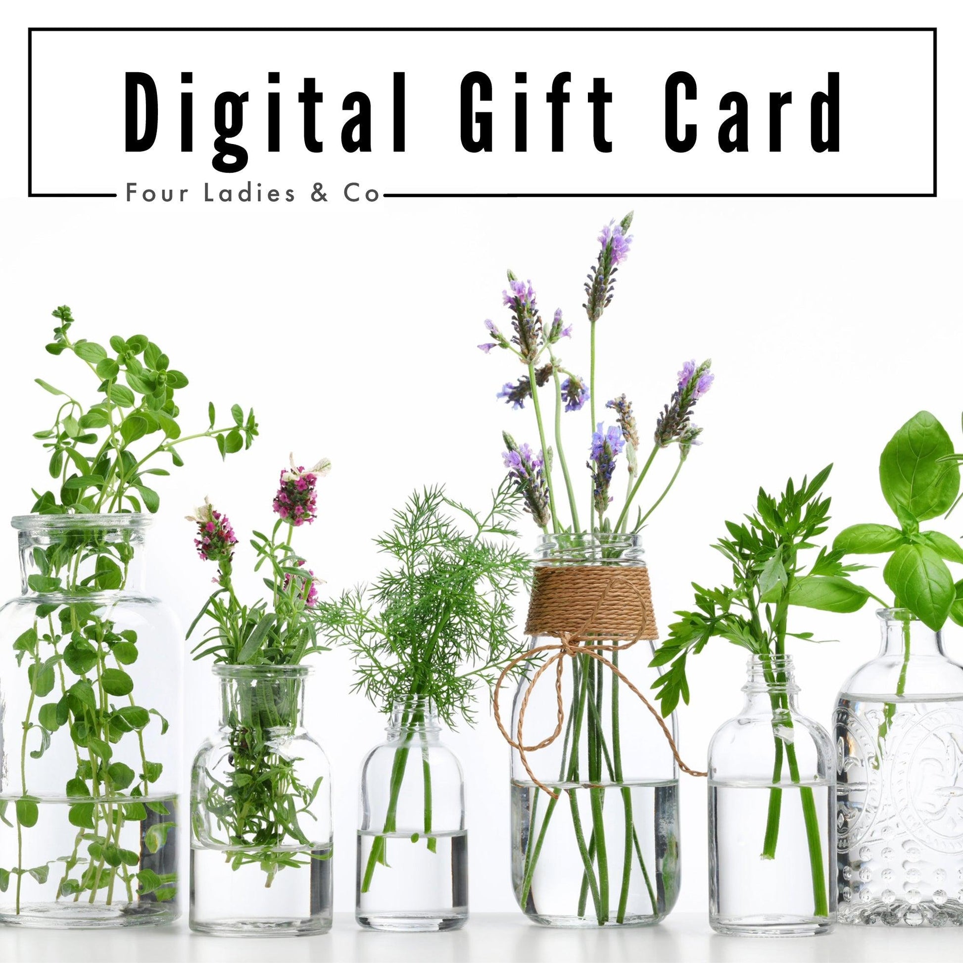 Digital Gift Card Four Ladies & Co
