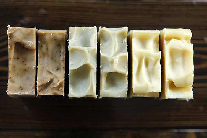 Mint Coffee Chip Bar Soap | Made with Aloe Vera