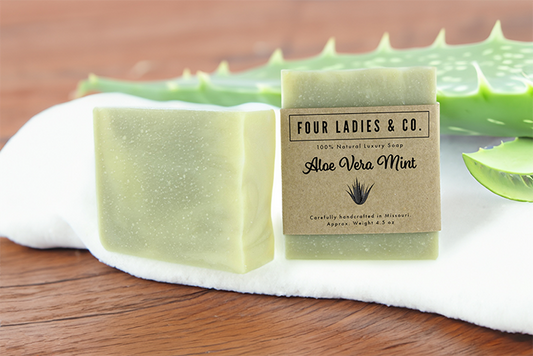 Aloe Vera Mint Bar Soap | Made with Aloe Vera