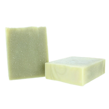 Aloe Vera Mint Bar Soap Natural Ingredients Four Ladies & Co Made with Aloe Vera