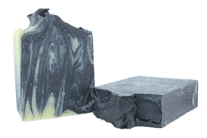 Charcoal Swirl Bar Soap | Made with Coconut Milk