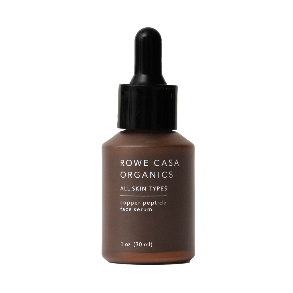 Rowe Casa Organics | Copper Peptide Face Serum | 1 oz