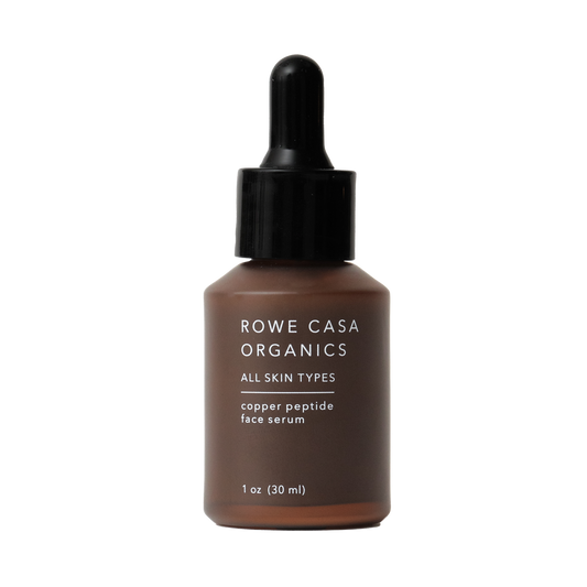 Rowe Casa Organics | Copper Peptide Face Serum | 1 oz