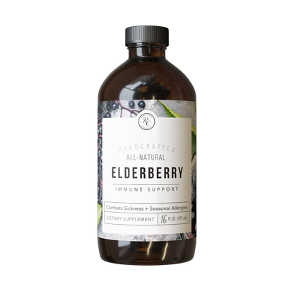 Rowe Casa Organics | Elderberry Immune Support | 16 oz Regular Elderberry