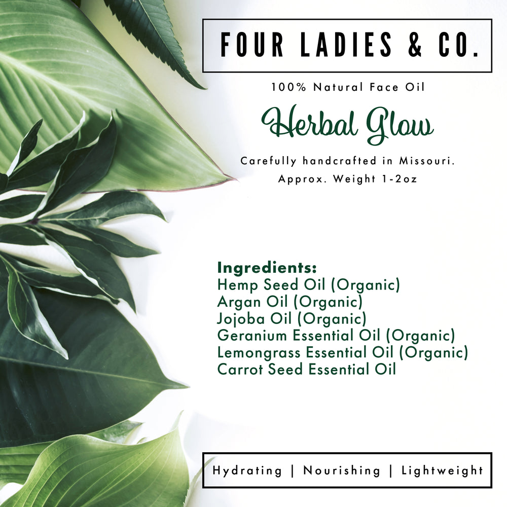 Herbal Glow Face Oil | Hydrating | Nourishing | Lightweight