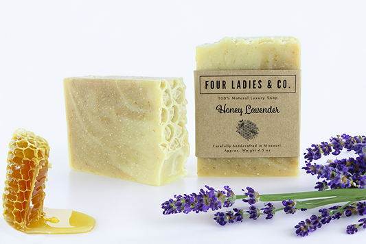 Honey Lavender Bar Soap | Made with Distilled Water
