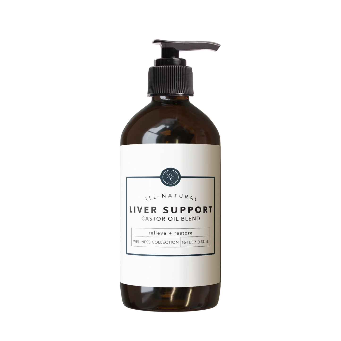 Rowe Casa Organics | Liver Support Castor Oil Blend | 16 oz