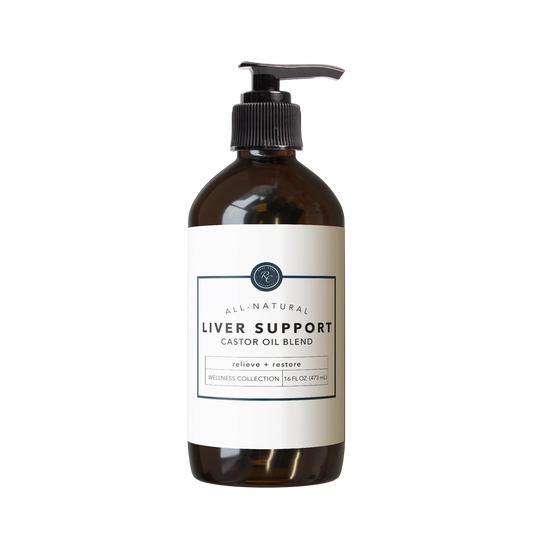 Rowe Casa Organics | Liver Support Castor Oil Blend | 16 oz