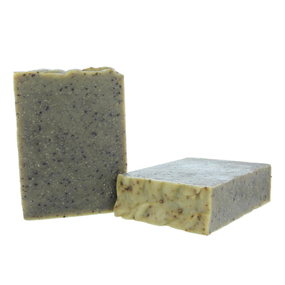 Mint Coffee Chip Bar Soap Natural Ingredients Four Ladies & Co Made with Aloe Vera