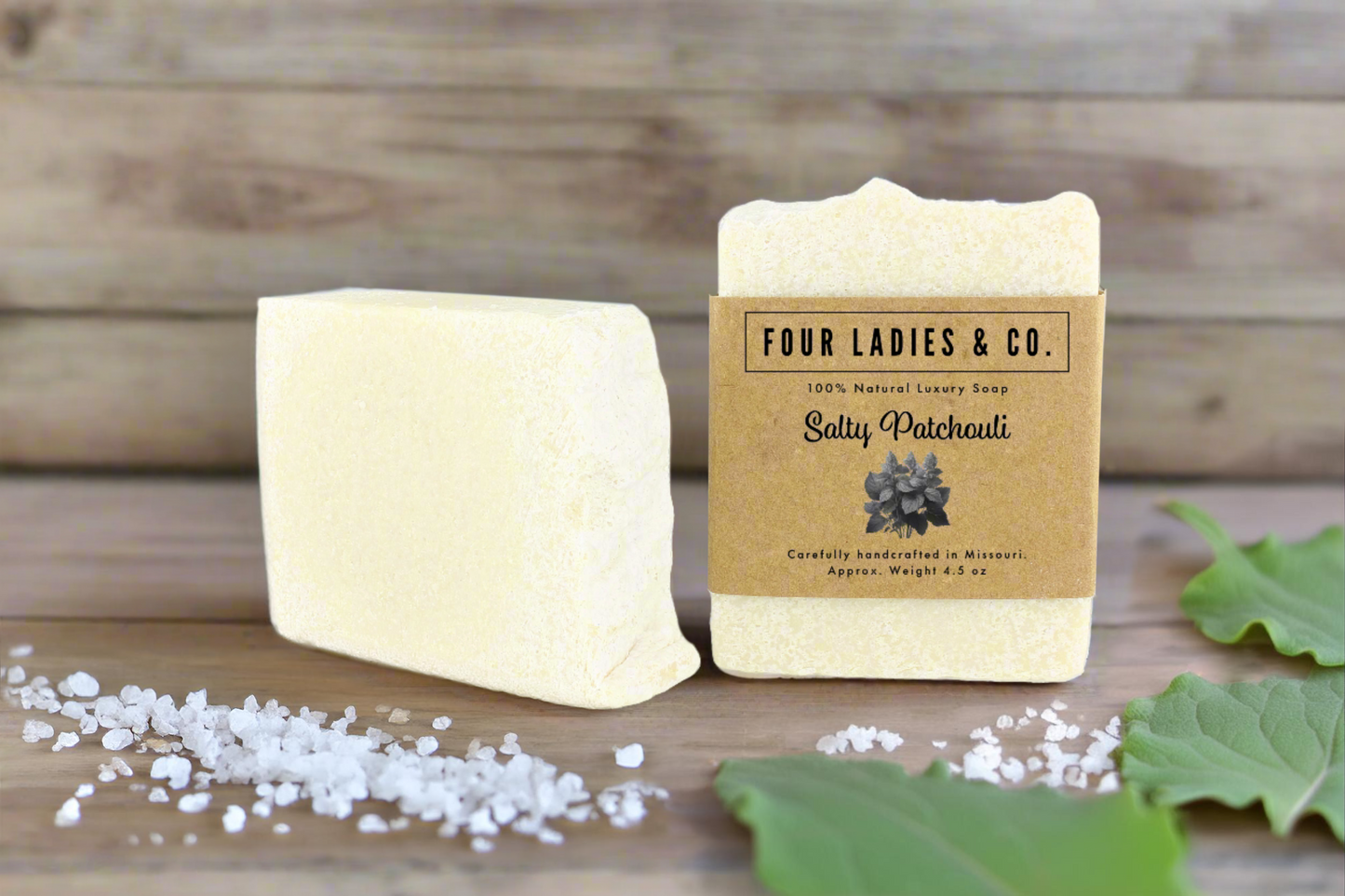 Salty Patchouli Bar Soap | Made with Aloe Vera