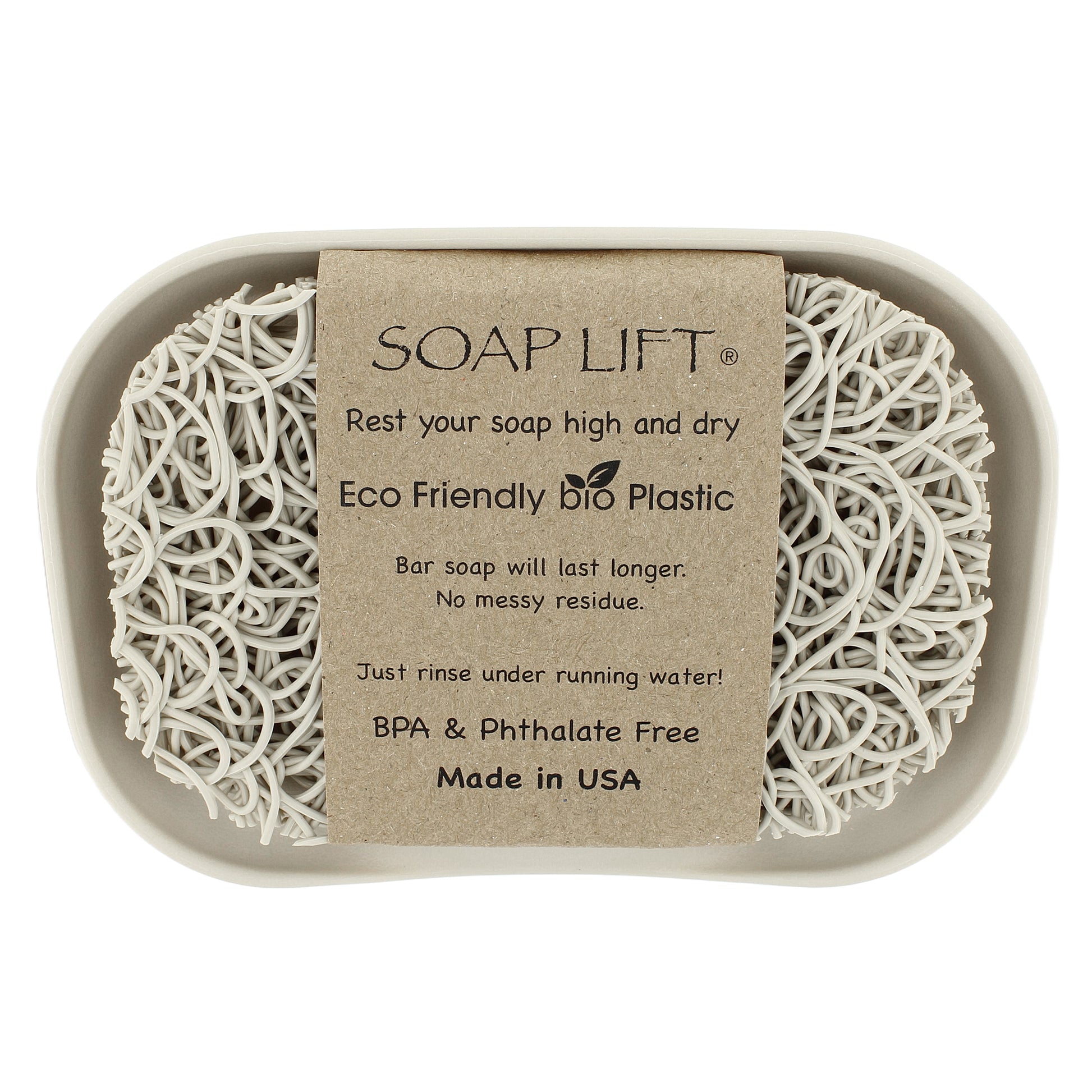 Soap Lift Set Eco Friendly Bio Plastic Four Ladies & Co Bone Labeled