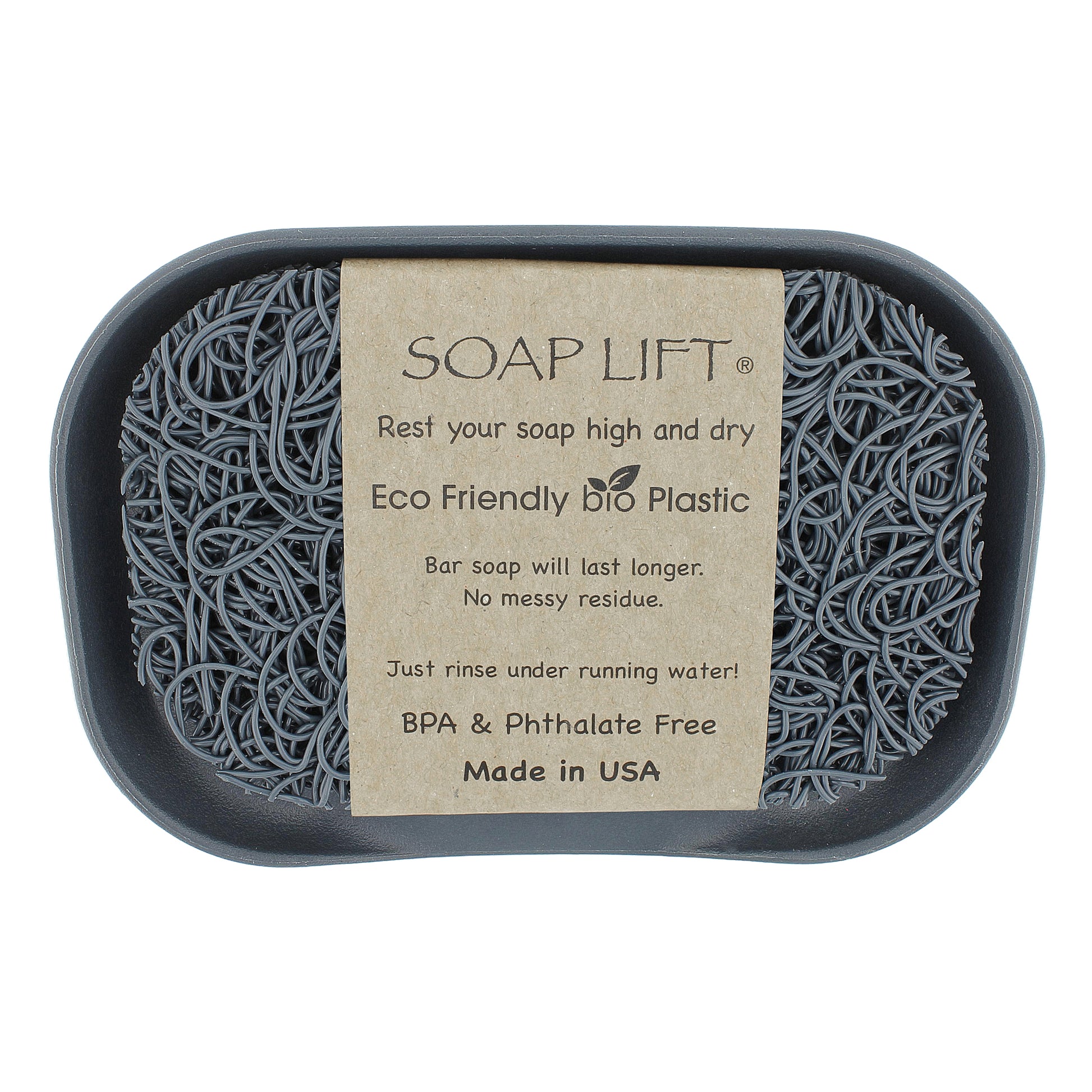 Soap Lift Set Eco Friendly Bio Plastic Four Ladies & Co Gray Labeled